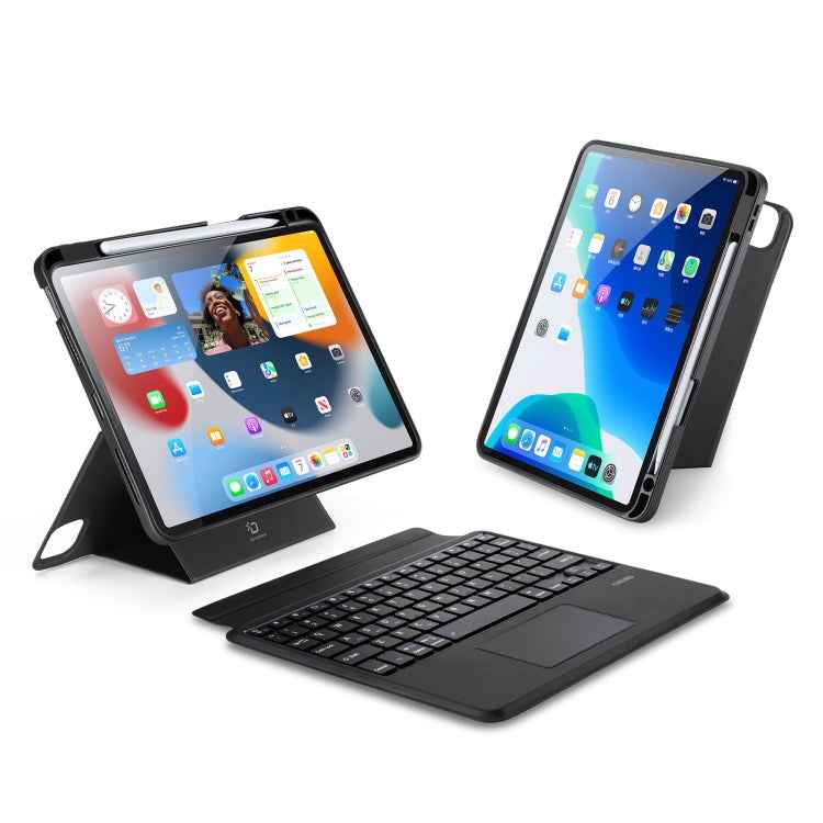 For iPad Air 11 2024 / 4&5 / iPad Pro 11 2022 DUX DUCIS DK Series Magnetic Wireless Bluetooth Keyboard Tablet Case(Black)