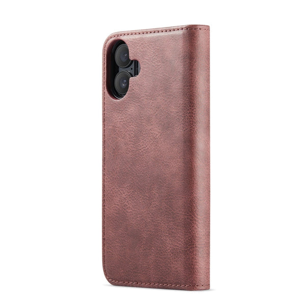 DG.MING Crazy Horse Texture Detachable Magnetic Leather Phone Case