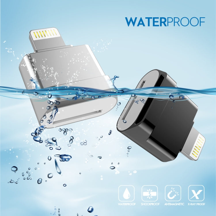 MicroDrive 8pin To TF Card Adapter Mini iPhone & iPad TF Card Reader, Card Reader, 16GB, 32GB, 64GB, 128GB