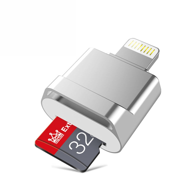 MicroDrive 8pin To TF Card Adapter Mini iPhone & iPad TF Card Reader, Card Reader, 16GB, 32GB, 64GB, 128GB