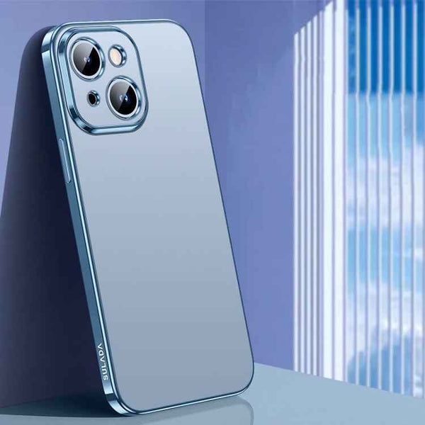 SULADA Electroplating Frosted TPU Phone Case, For iPhone 15