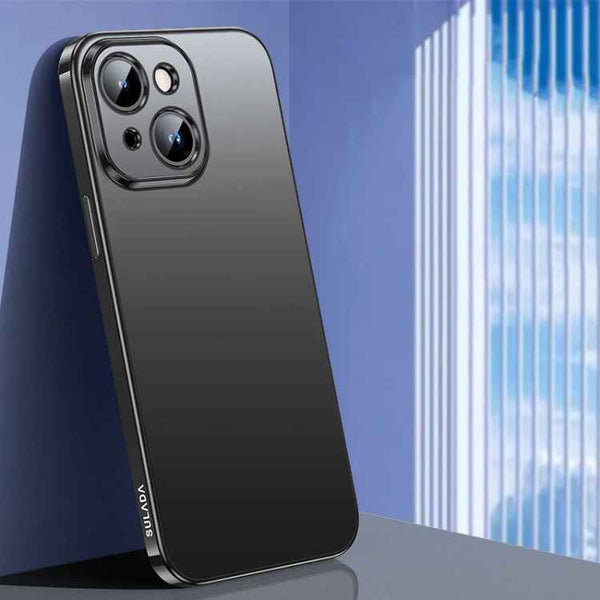 SULADA Electroplating Frosted TPU Phone Case, For iPhone 15