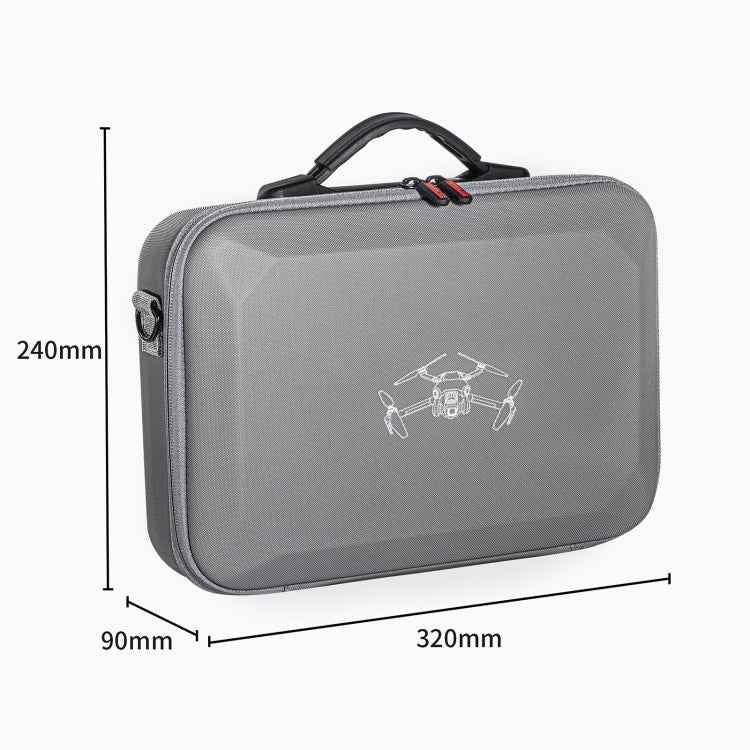 For DJI Mini 4 Pro / RC 2 with Screen STARTRC Shoulder Storage Bag PU Handbag(Grey)