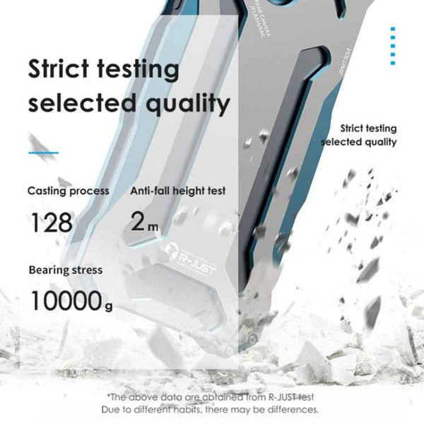 For iPhone 15 Pro Max R-JUST RJ17 Shockproof Armor Metal Phone Case(Black)