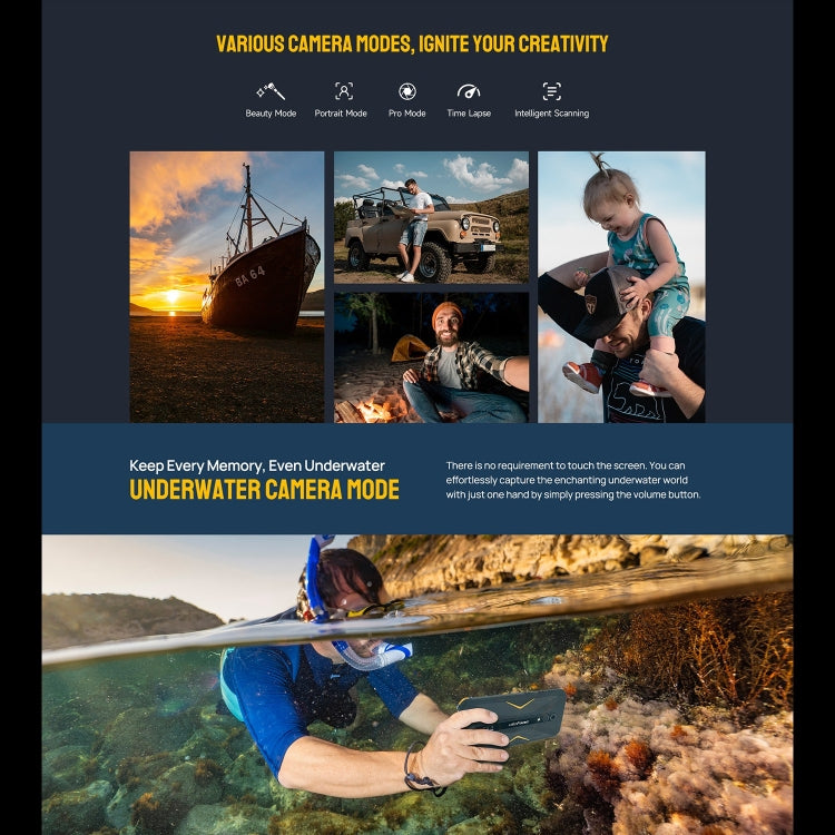 Ulefone Armor X12, Rugged Phone, Face Unlock, 5.45 inch Android 13 Go MediaTek Helio A22 Quad Core, Network: 4G, NFC