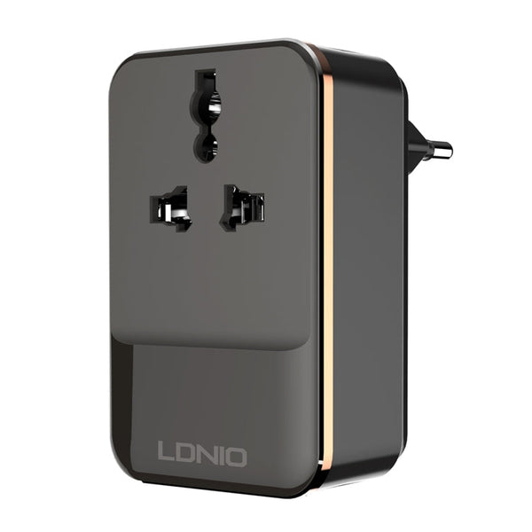 LDNIO SC1205 Universal Conversion Socket + QC3.0 USB + USB Interfaces Multifunction Travel Charger Mobile Phone Charger, EU Plug
