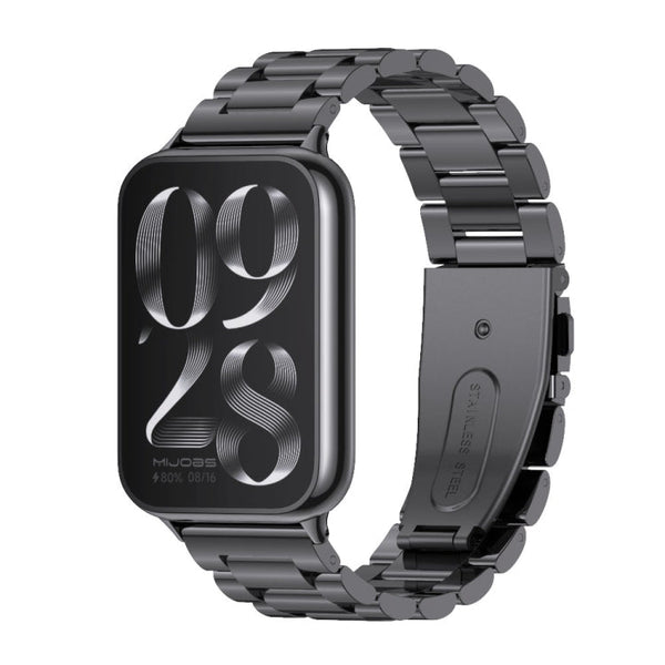 Mijobs Three Beads Stainless Steel Watch Band