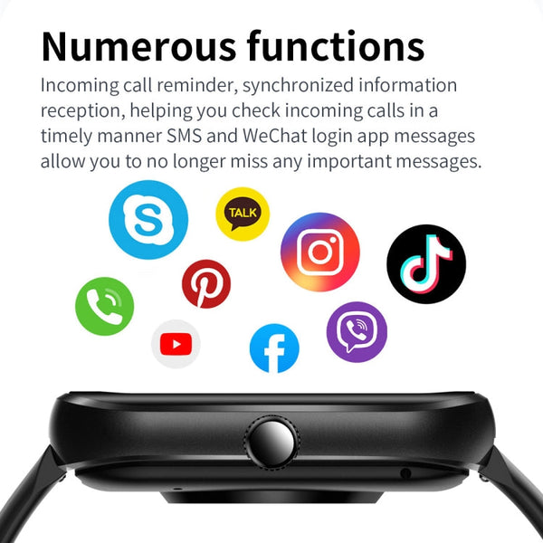 AK58 1.96 inch Screen Bluetooth Smart Watch, Support Health Monitoring & 100+ Sports Modes