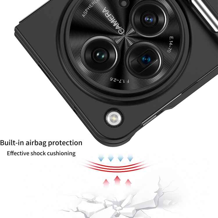 GKK Ultra-thin Full Coverage Phone Flip Case with Pen, For OPPO Find N3 / OnePlus Open