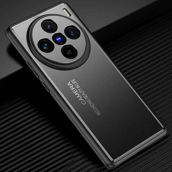 Frosted Metal Phone Case, For vivo X100 Pro, For vivo X100