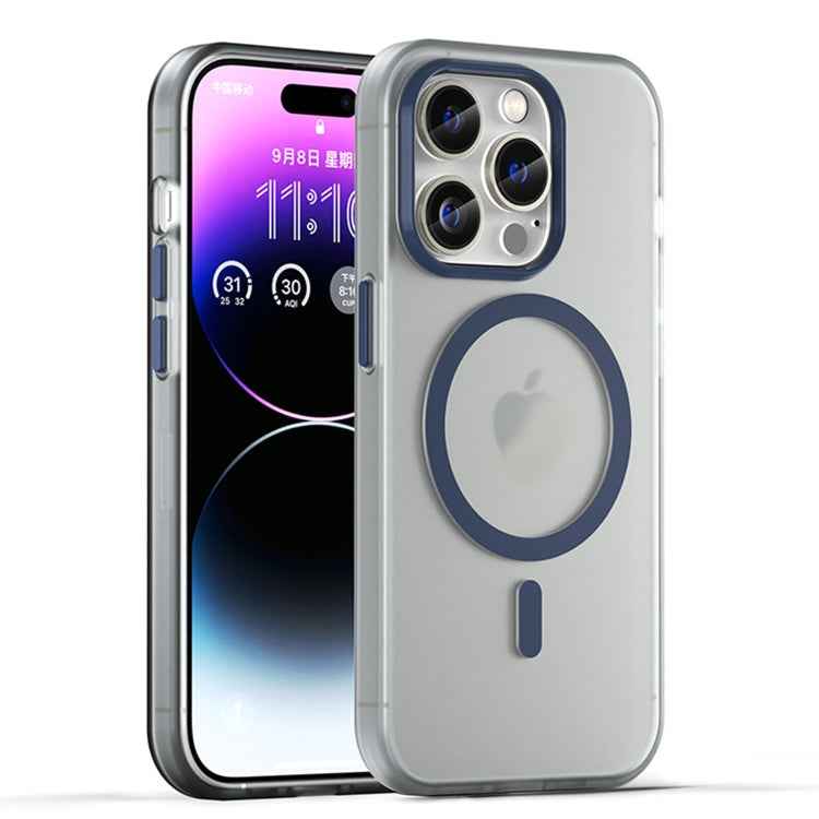 MagSafe Frosted Translucent TPU + PC Full Coverage Phone Case, For iPhone 14, For iPhone 14 Pro