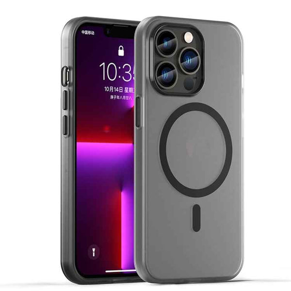 MagSafe Frosted Translucent TPU + PC Full Coverage Phone Case, For iPhone 13 Pro Max, For iPhone 13 Pro