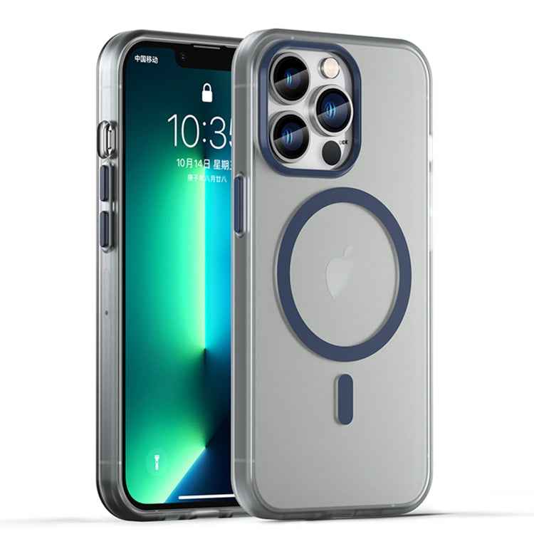 MagSafe Frosted Translucent TPU + PC Full Coverage Phone Case, For iPhone 13 Pro Max, For iPhone 13 Pro