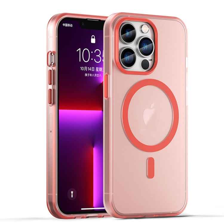 MagSafe Frosted Translucent TPU + PC Full Coverage Phone Case, For iPhone 13 Pro Max, For iPhone 13 Pro