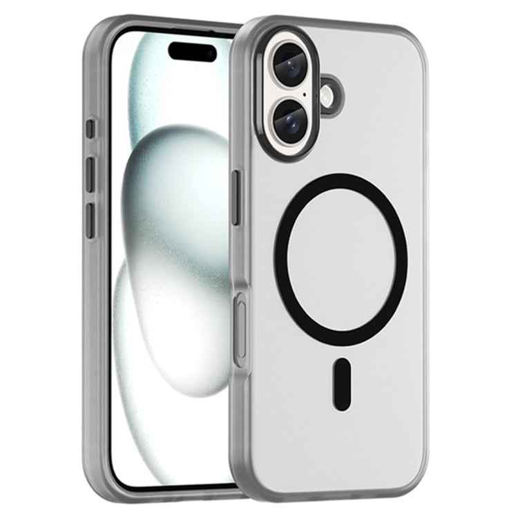 MagSafe Frosted Translucent TPU + PC Full Coverage Phone Case, For iPhone 16, For iPhone 15 Pro Max