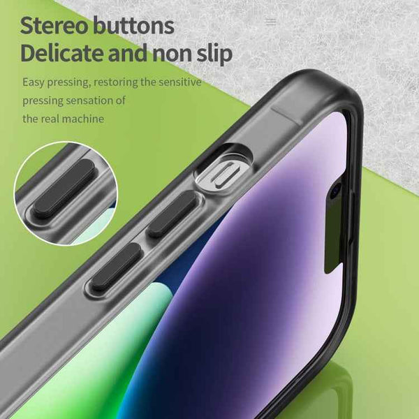 MagSafe Frosted Translucent TPU + PC Full Coverage Phone Case, For iPhone 16, For iPhone 15 Pro Max