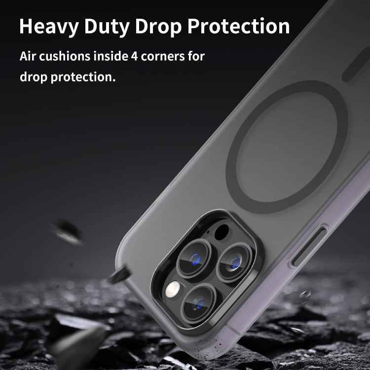 MagSafe Frosted Translucent TPU + PC Full Coverage Phone Case, For iPhone 14 Pro Max, For iPhone SE 2022 / 2020 / 8