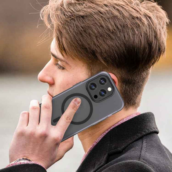 MagSafe Frosted Translucent TPU + PC Full Coverage Phone Case, For iPhone 14 Pro Max, For iPhone SE 2022 / 2020 / 8