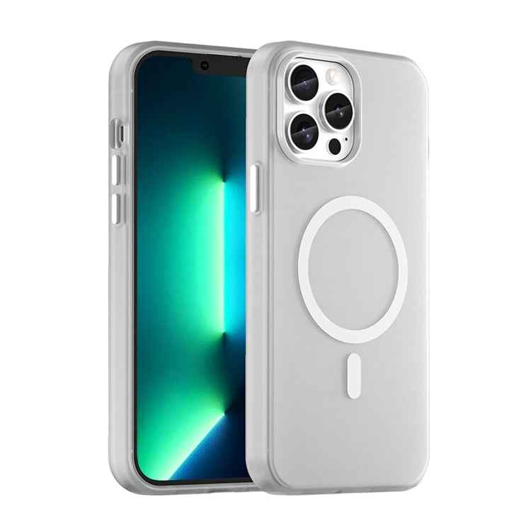 MagSafe Frosted Translucent TPU + PC Full Coverage Phone Case, For iPhone 13 Pro Max, For iPhone 13 Pro