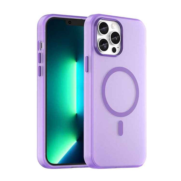 MagSafe Frosted Translucent TPU + PC Full Coverage Phone Case, For iPhone 13 Pro Max, For iPhone 13 Pro