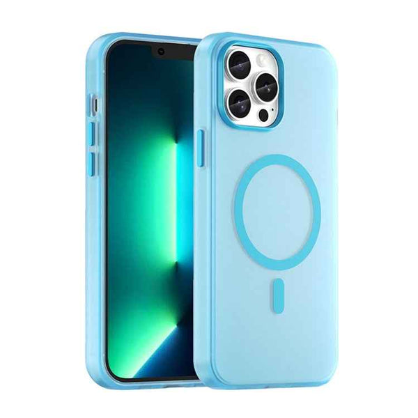 MagSafe Frosted Translucent TPU + PC Full Coverage Phone Case, For iPhone 13 Pro Max, For iPhone 13 Pro