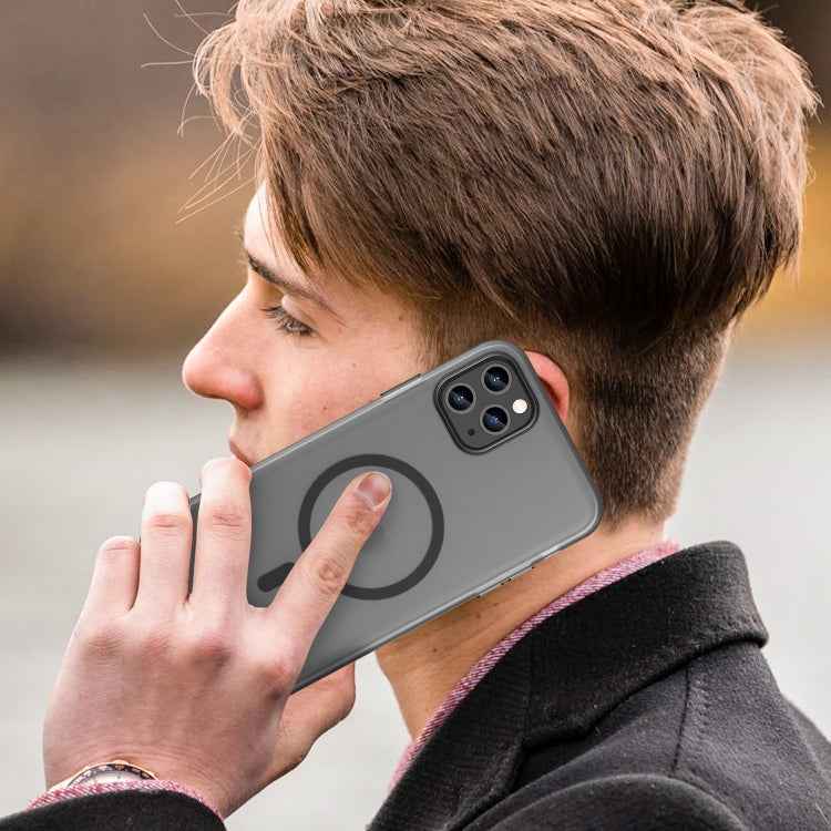 MagSafe Frosted Translucent TPU + PC Full Coverage Phone Case, For iPhone 11 Pro Max, For iPhone 11