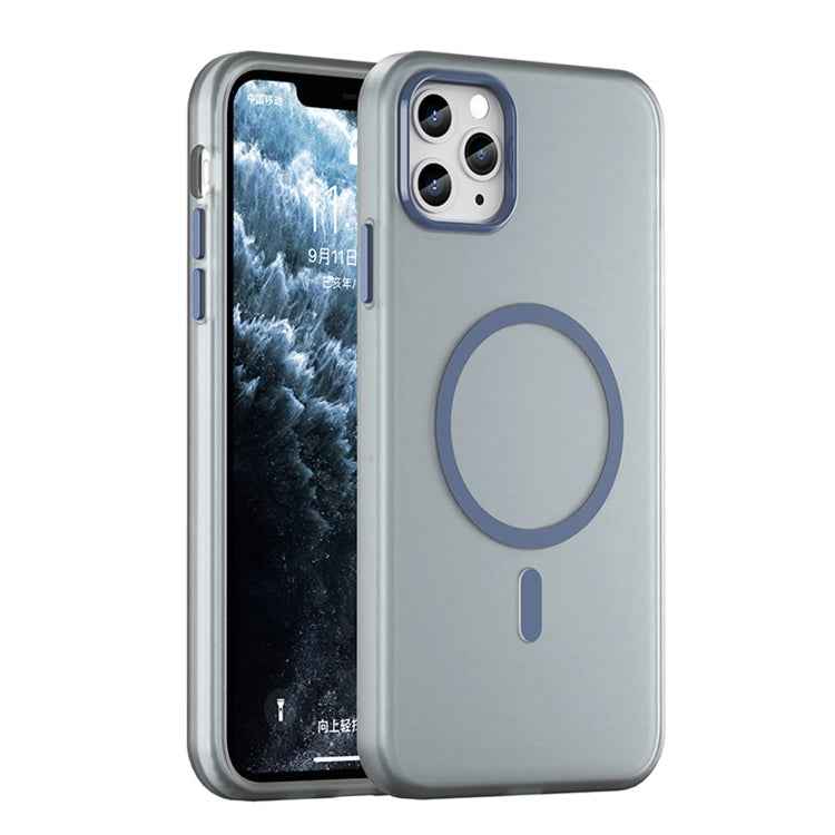 MagSafe Frosted Translucent TPU + PC Full Coverage Phone Case, For iPhone 11 Pro Max, For iPhone 11