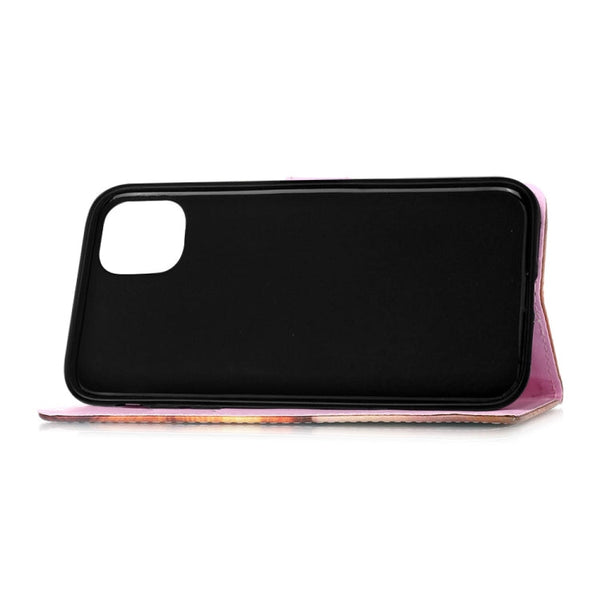 Painted Flat Texture Leather Case with Lanyard & Card Slot & Wallet & Holder, For iPhone 12 Pro Max