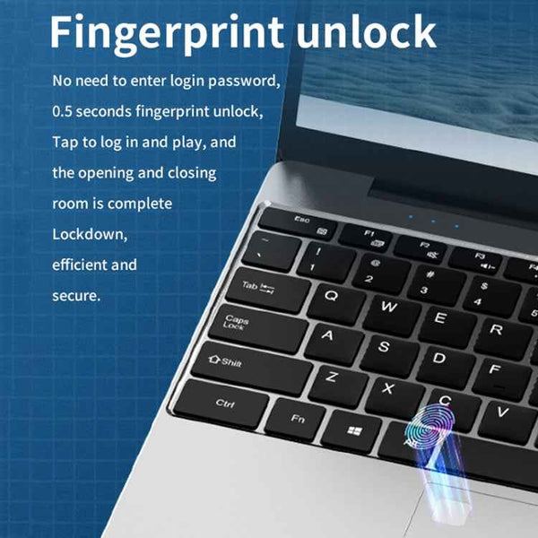 GXMO F152G 15.6 inch Laptop, Windows 11 Intel Alder Lake N95 Quad Core, Support Fingerprint Unlock