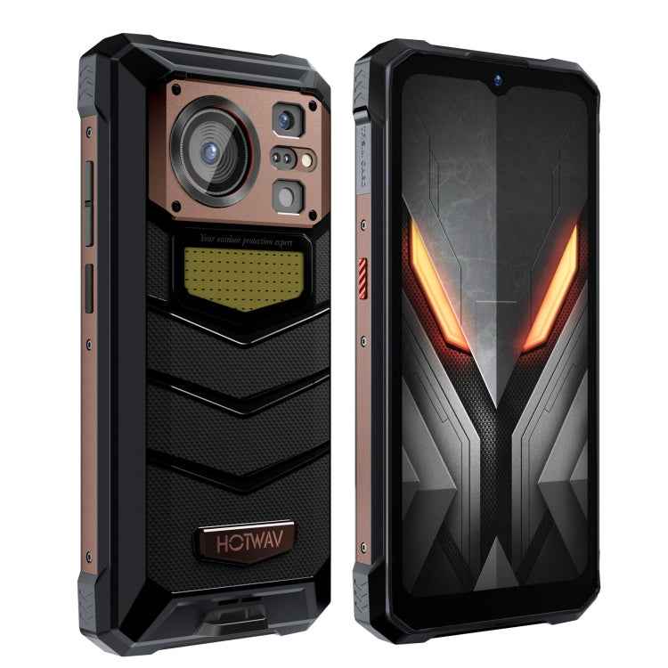 HOTWAV W11 Rugged Phone, 6GB+256GB, , 20800mAh, 6.6 inch Android 13 MT8788 Octa Core, Network: 4G, OTG, Recording Call (Bronzed Gold)
