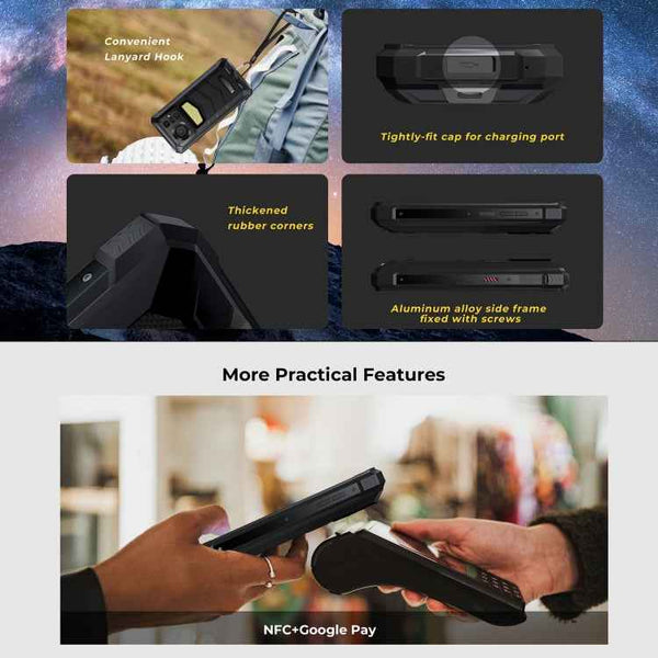 HOTWAV W11 Rugged Phone, 6GB+256GB, , 20800mAh, 6.6 inch Android 13 MT8788 Octa Core, Network: 4G, OTG, Recording Call (Bronzed Gold)