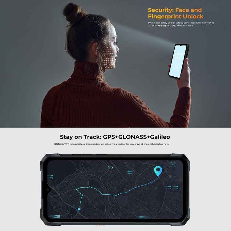 HOTWAV W11 Rugged Phone, 6GB+256GB, , 20800mAh, 6.6 inch Android 13 MT8788 Octa Core, Network: 4G, OTG, Recording Call (Bronzed Gold)