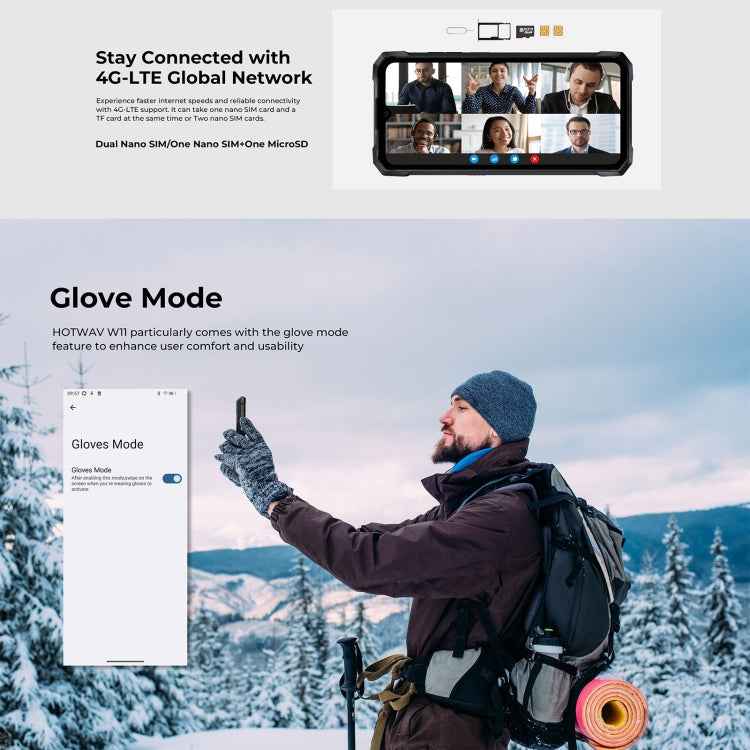 HOTWAV W11 Rugged Phone, 6GB+256GB, , 20800mAh, 6.6 inch Android 13 MT8788 Octa Core, Network: 4G, OTG, Recording Call (Bronzed Gold)