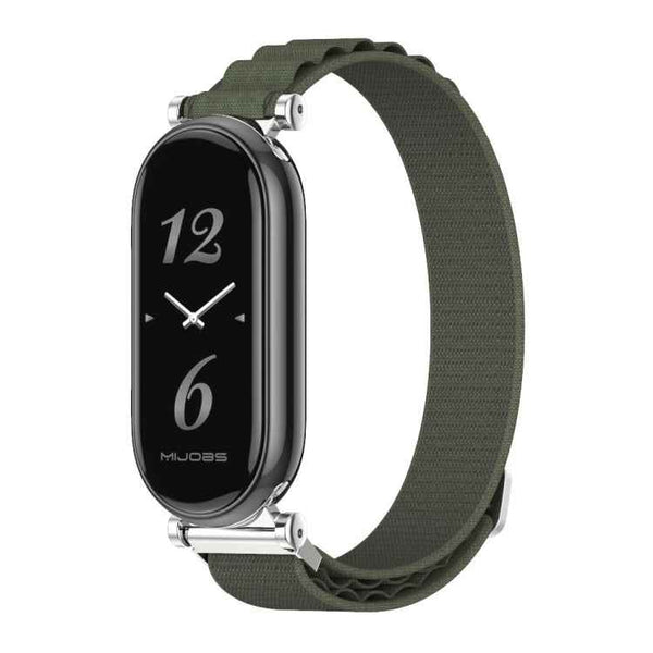 Mijobs GT4 Nylon Breathable Watch Band, For Xiaomi Smart Band 10 / 9 / 8
