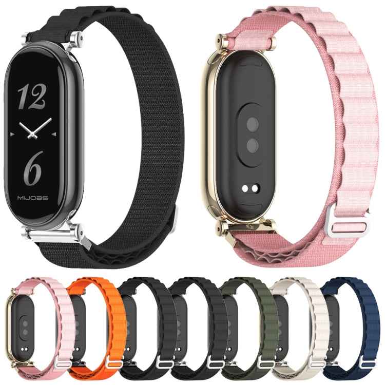 Mijobs GT4 Nylon Breathable Watch Band, For Xiaomi Smart Band 10 / 9 / 8