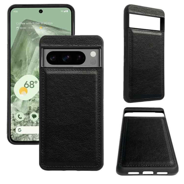 For Google Pixel 9 Pro Multifunctional 7-Card Wallet Leather Phone Case(Black)