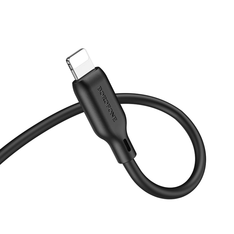 Borofone BL18 AUX Silicone Audio Cable, 3.5mm to 8 Pin Cable