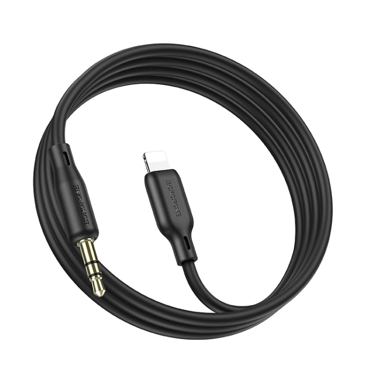 Borofone BL18 AUX Silicone Audio Cable, 3.5mm to 8 Pin Cable