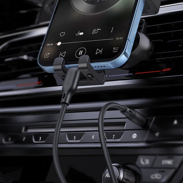 Borofone BL18 AUX Silicone Audio Cable, 3.5mm to 8 Pin Cable