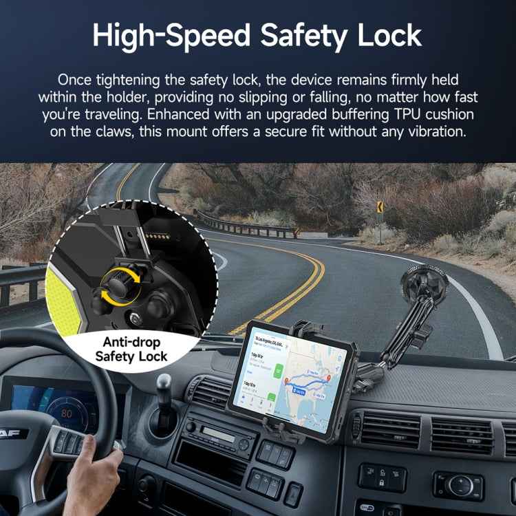 Ulefone UAN02 Armor Mount Max Car Phone Tablet Holder(Black)