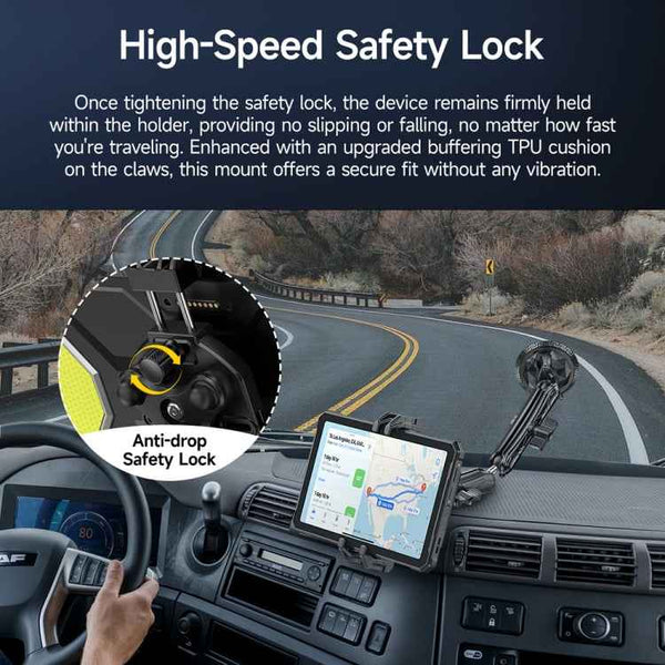 Ulefone UAN02 Armor Mount Max Car Phone Tablet Holder(Black)