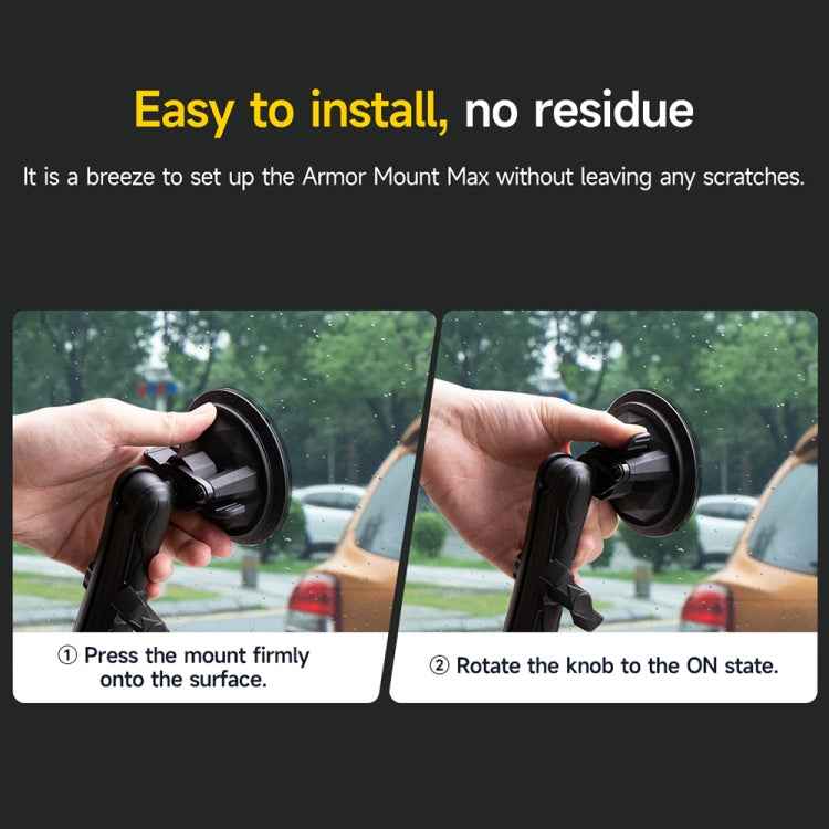 Ulefone UAN02 Armor Mount Max Car Phone Tablet Holder(Black)