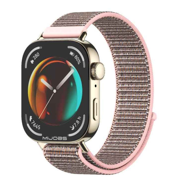 MIJOBS Breathable Nylon Loop Watch Band, For Huawei Watch Fit3