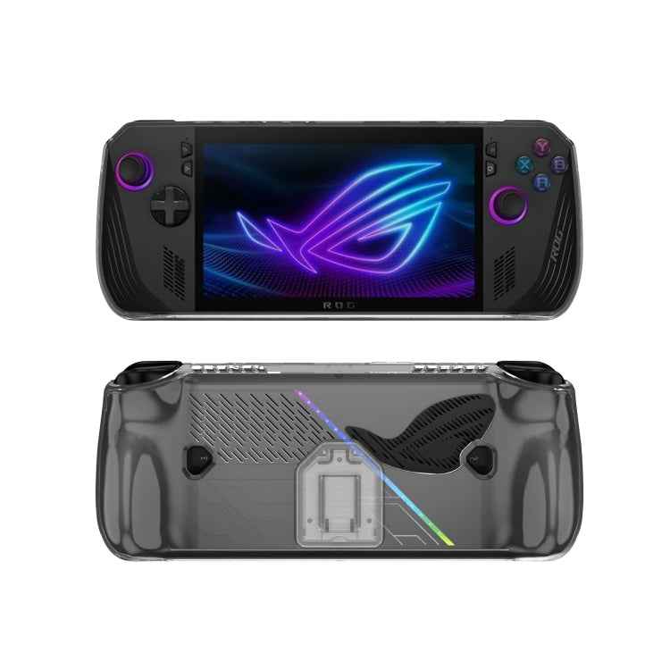 For ASUS ROG Ally X TPU Transparent Protective Case with Holder