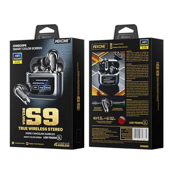 WK Beluga S9 Smart Color Screen True Wireless Noise Reduction Bluetooth Earphone