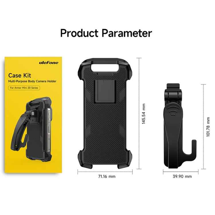Ulefone Back Clip Phone Case, For Ulefone Armor mini 20T Pro / 20 Pro