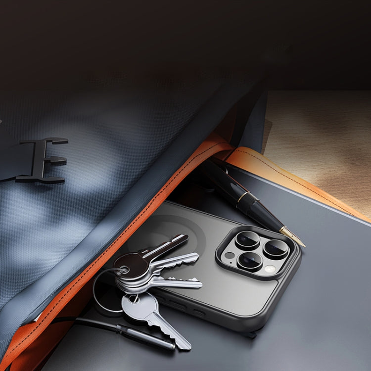 TOTU PC-25 Skin Feel MagSafe Magnetic Stand Phone Case, For iPhone 16 Pro Max, For iPhone 16 Pro