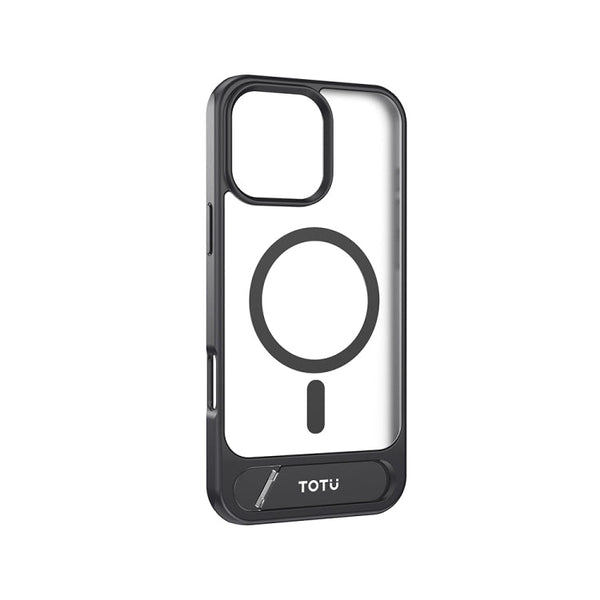 TOTU PC-25 Skin Feel MagSafe Magnetic Stand Phone Case, For iPhone 16 Pro Max, For iPhone 16 Pro