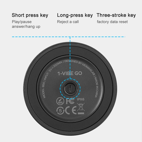 Momax 1-Vibe Go Magnetic Wireless Speaker