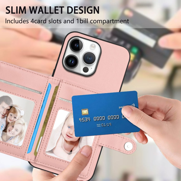Button Card Bag RFID Anti-theft Phone Case